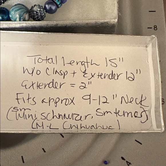 Handmade Beaded Dog necklace & Matching Owner Bracelet Set - Picture 7 of 9